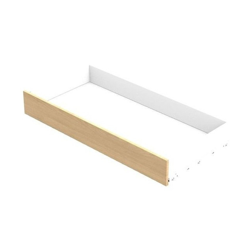 Tiroir de lit 120 x 60 cm Cannelle aspect chêne miel 