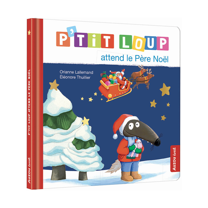 Livre "P'tit Loup attend le Père Noël" 
