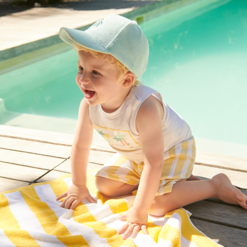 Ensemble 2 pièces débardeur + short fantaisie pour bébé garçon