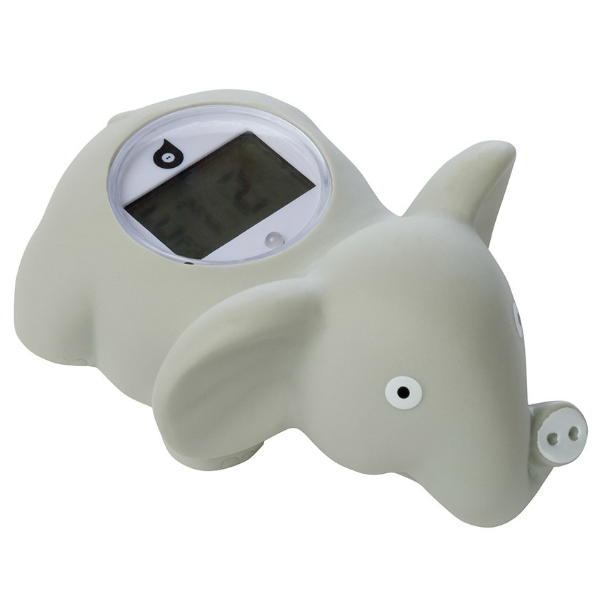 Thermomètre de bain et de chambre Éléphant gris 