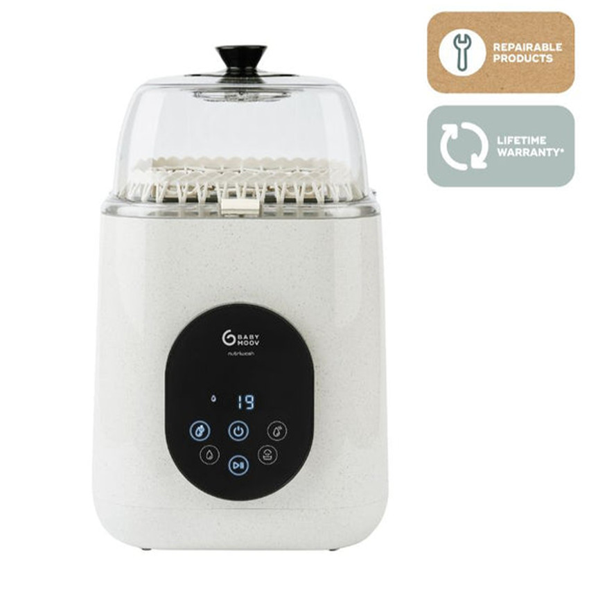 Lave biberon & stérilisateur NutriWash 4-en-1 Blanc - Blanc (Babymoov) - Image 7