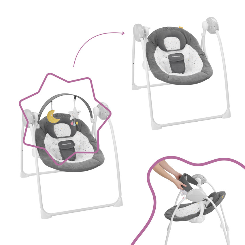 Balancelle confort + adaptateur - Moonlight 