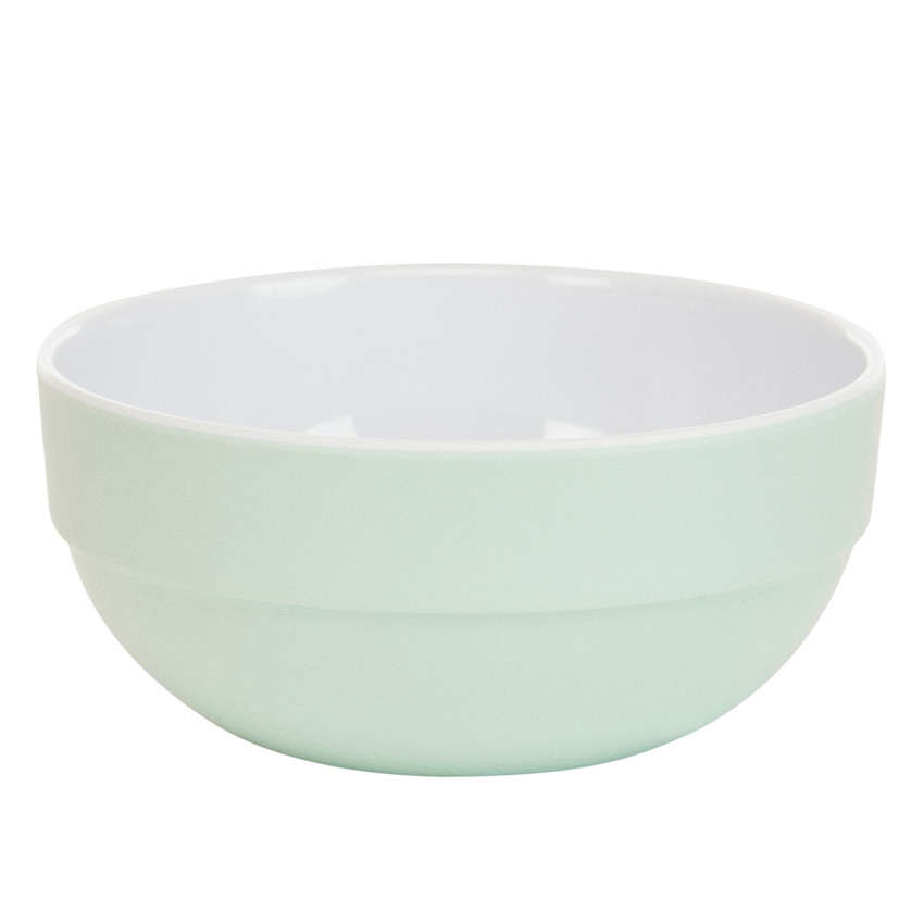 Bol en mélamine imprimé cœurs vert 