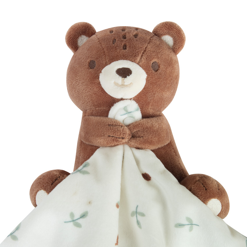 Doudou plat ourson Roi des Forêts 