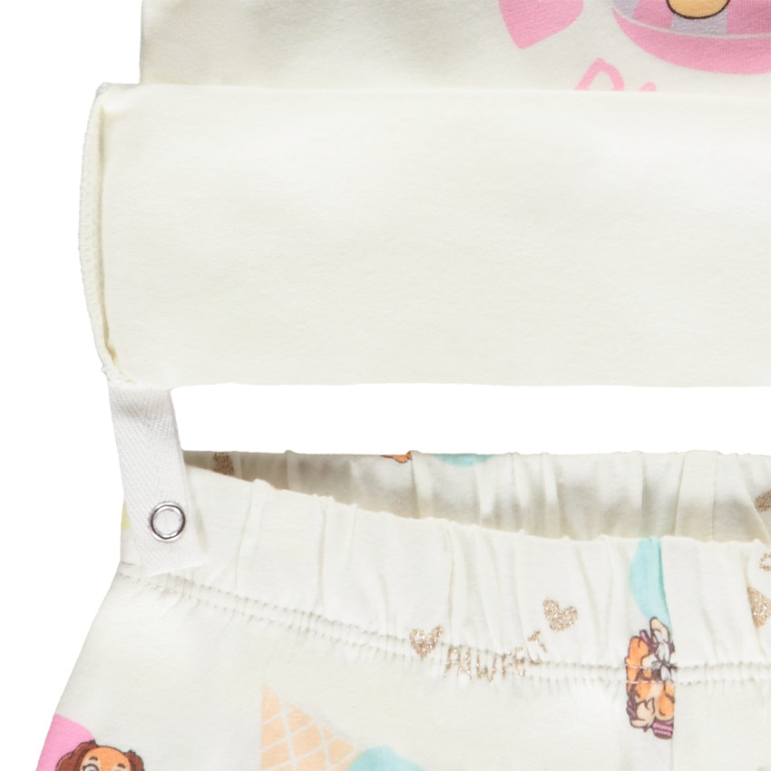 Set pyjama Stella Pat'Patrouille pour bébé fille avec ouvertures différentes selon l'âge 