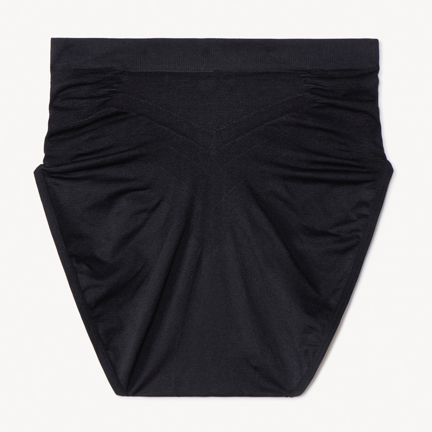 Culotte de grossesse taille haute sans coutures en microfibre 