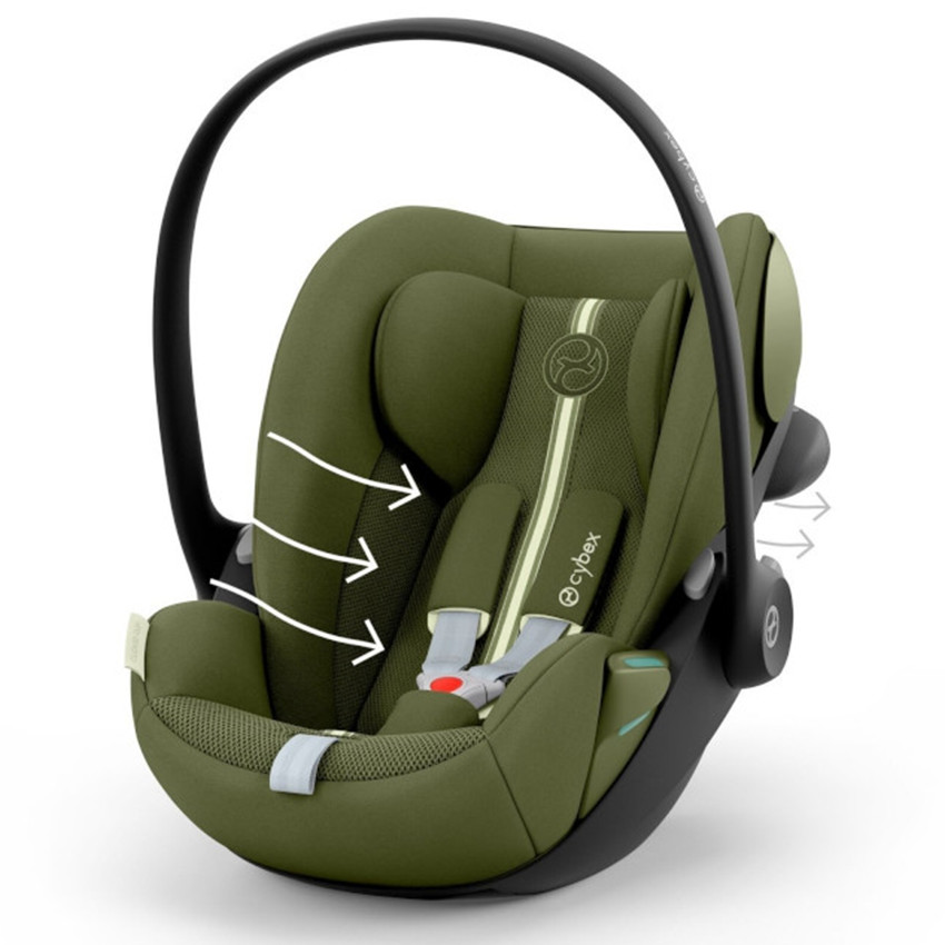 Siège auto I-Size Cloud G3 2026 tissus Plus - Moss Green Khaki 