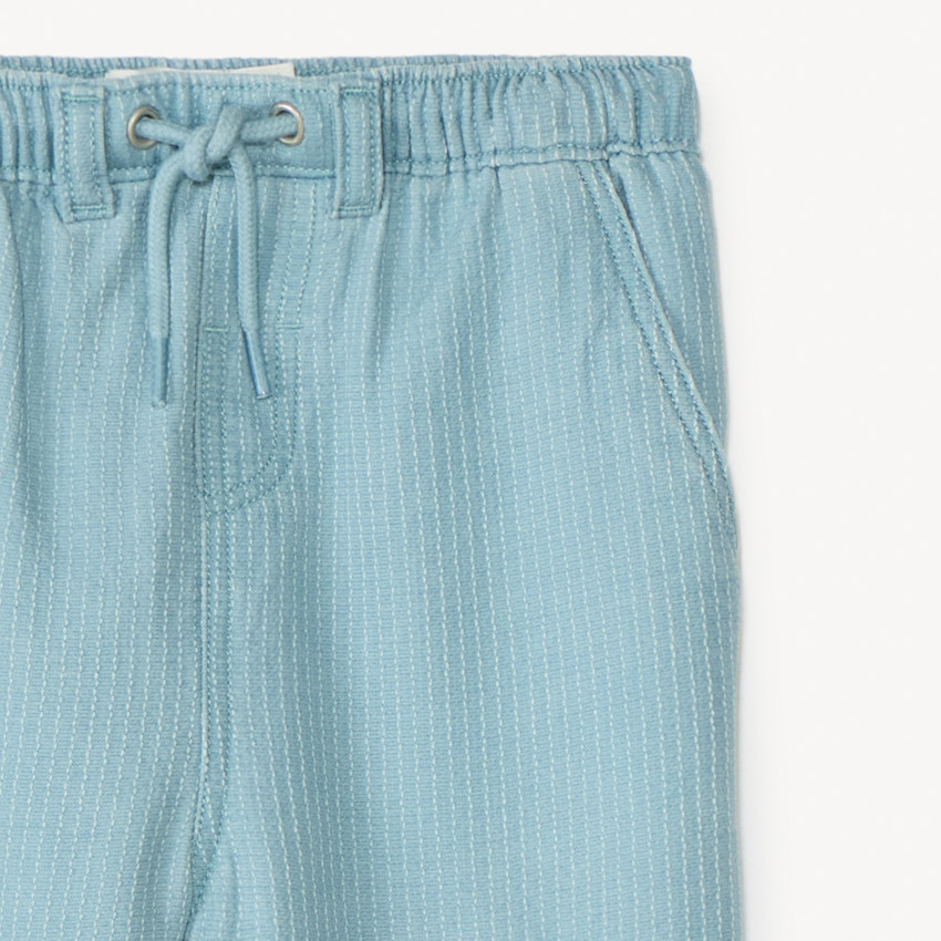 Pantalon droit en toile avec poches cargo pour bébé garçon 