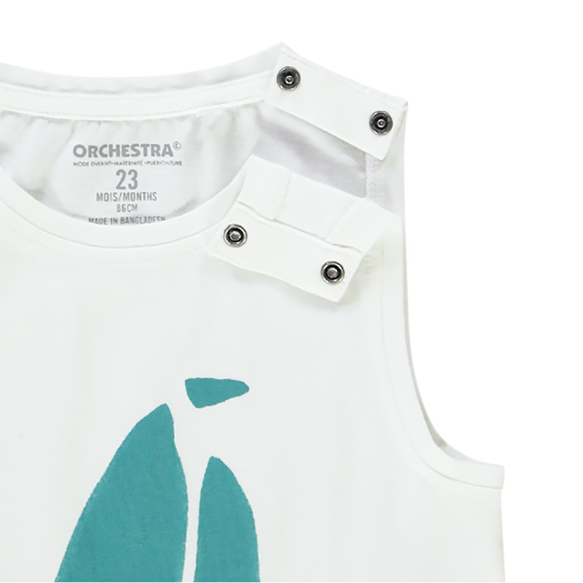 Ensemble de plage débardeur + bermuda pour bébé garçon 