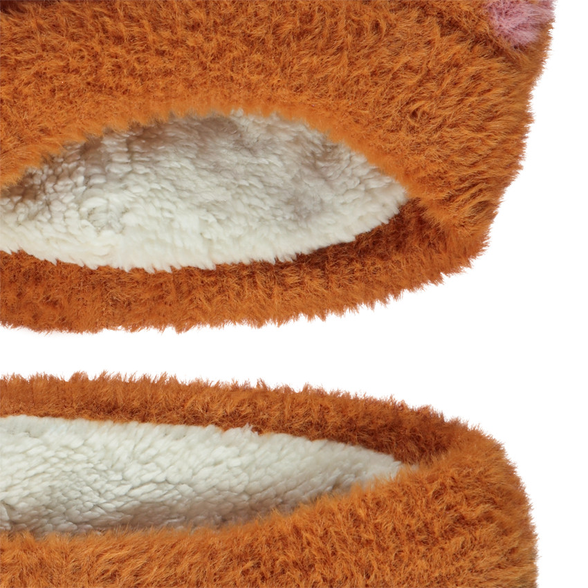 Ensemble bonnet et snood en tricot imprimé fantaisie pour fille 