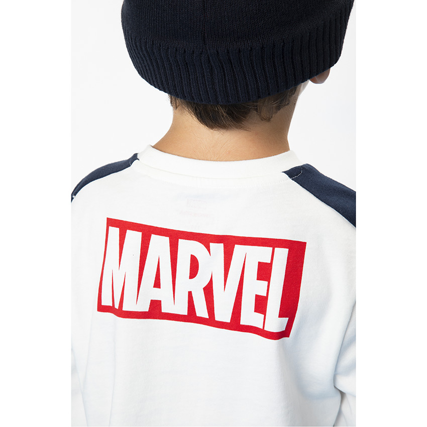T-shirt manches longues en jersey print Spiderman Marvel 
