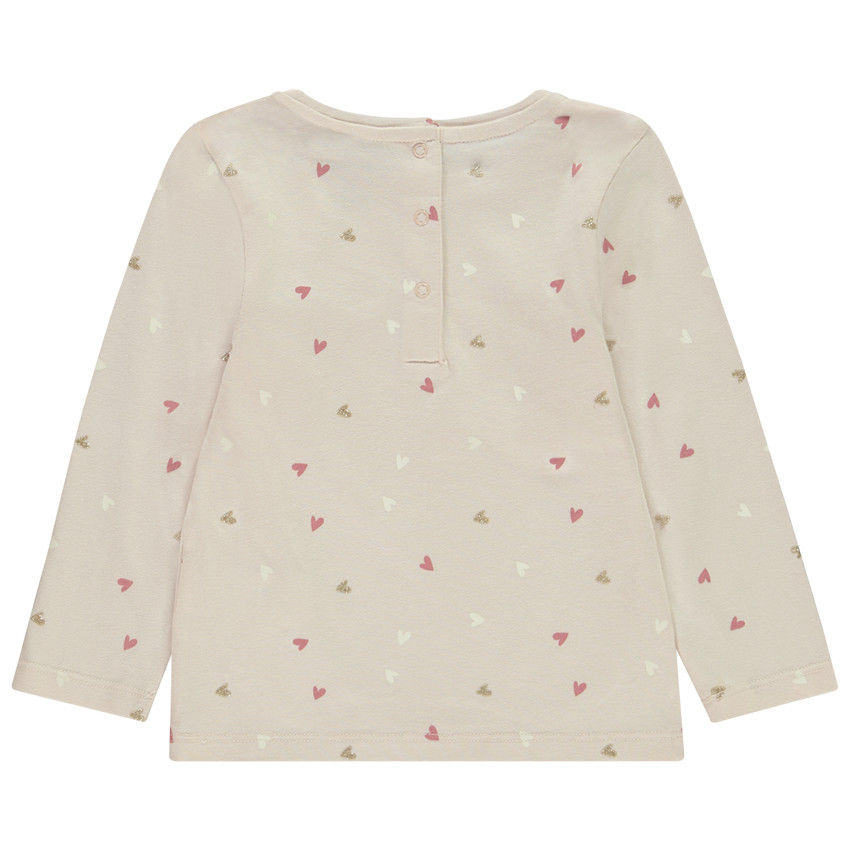 Lot de 2 t-shirts manches longues fantaisie pour bébé fille 