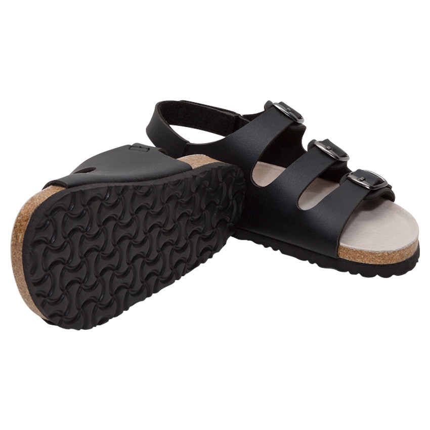 Nu-pieds avec brides et boucles fantaisie du 28 au 35 