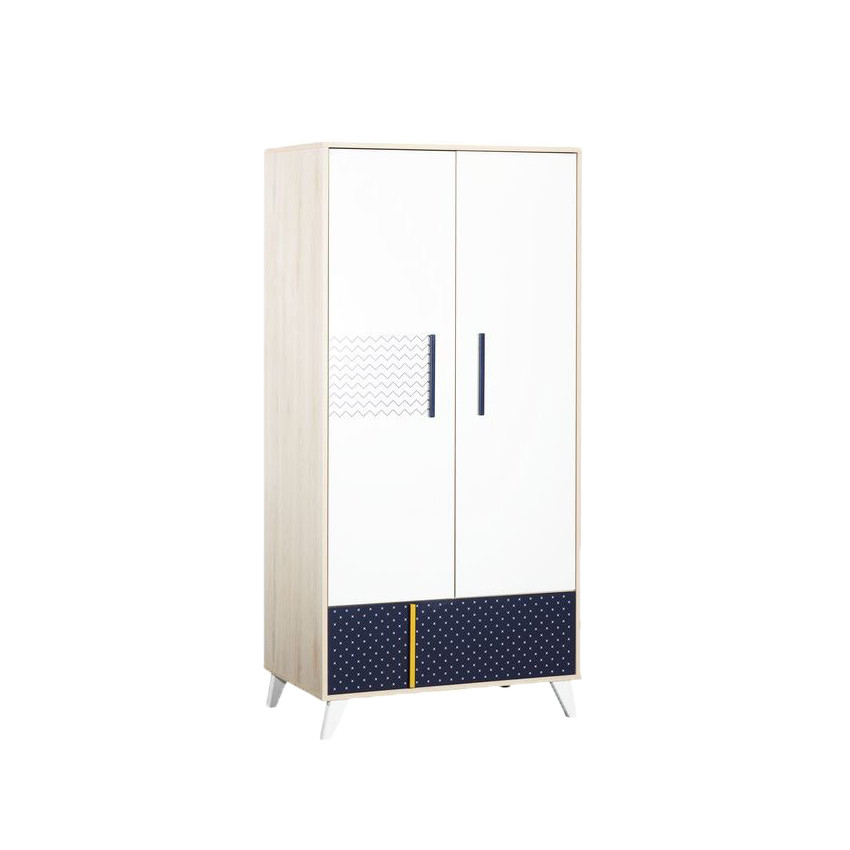 Armoire 2 portes + 1 tiroir - Hello 