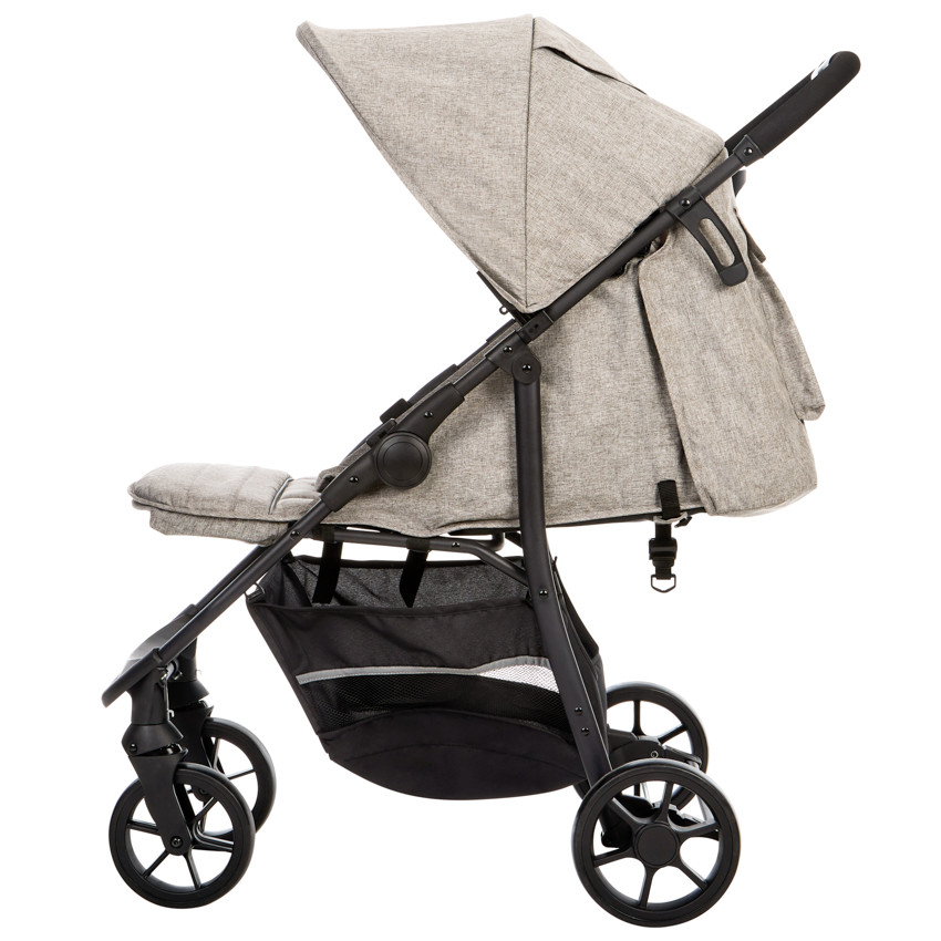 Poussette trio Triade avec siège-auto et nacelle gris - Gris (Babycare) - Image 2