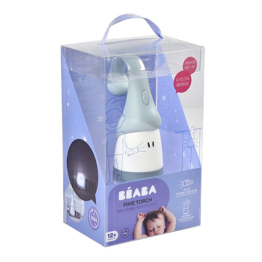 Veilleuse Pixie 2-en-1 Torch - Bleu Perle - Bleu (Béaba) - Image 3
