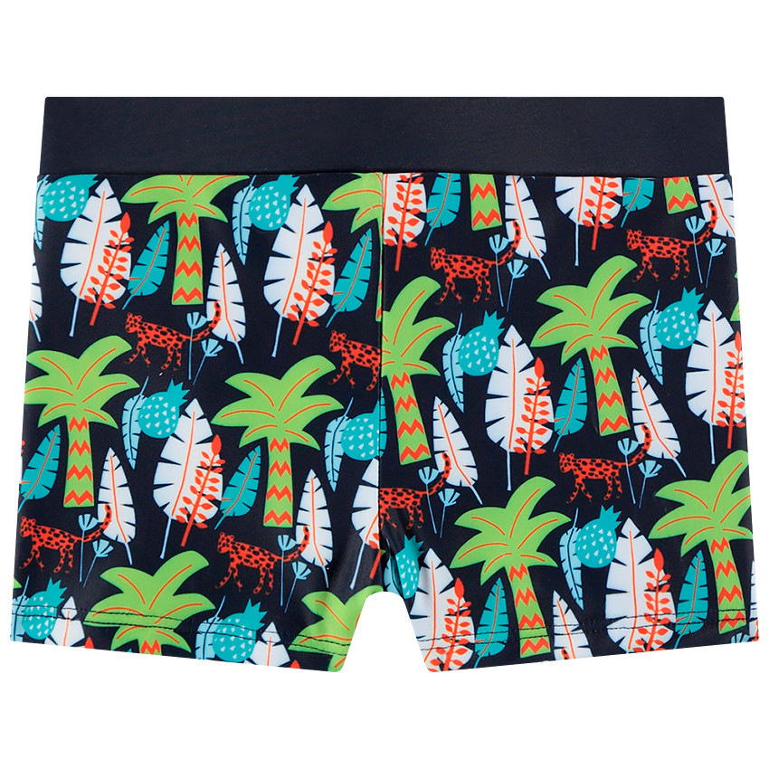 Boxer de bain imprimé jungle pour bébé garçon