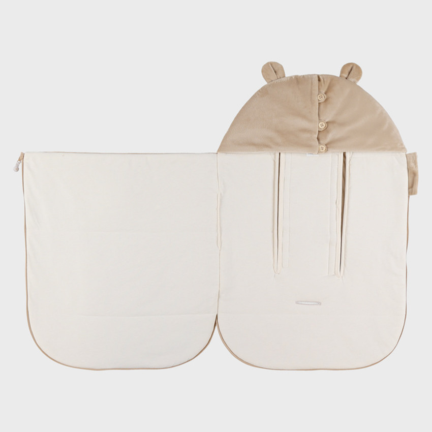 Nid d'ange veloudoux Fluffy Beige 