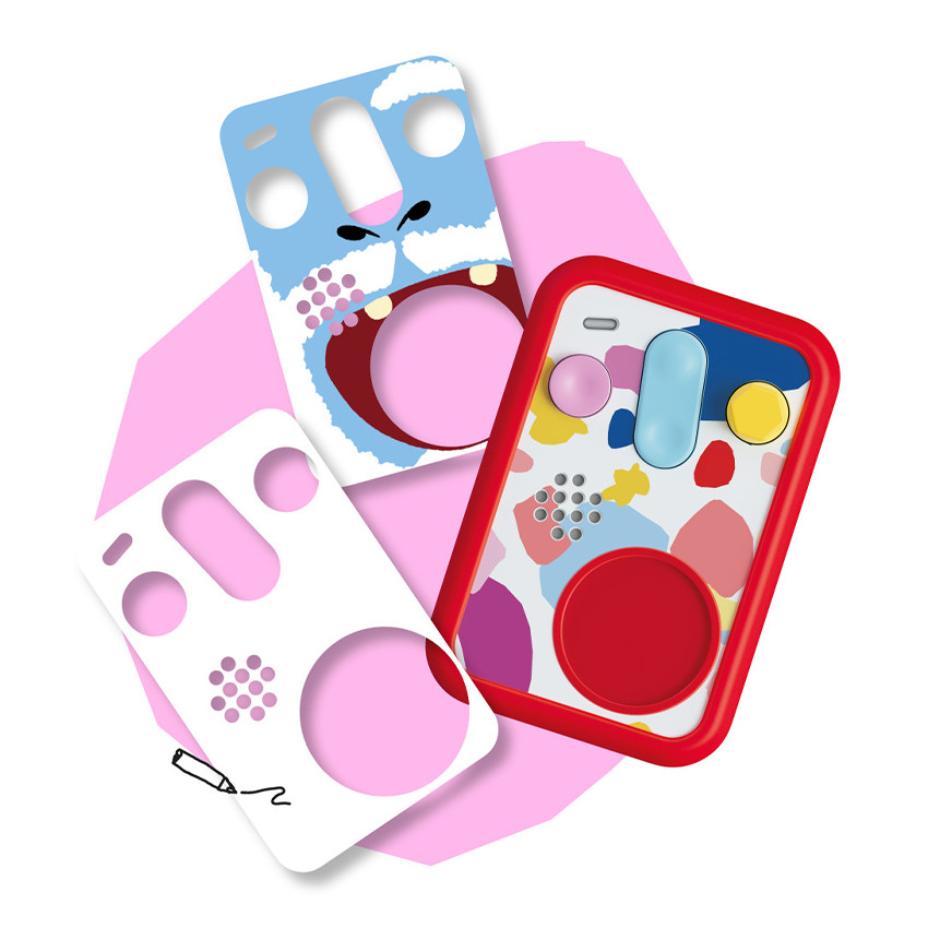 Coque en silicone Patapum pour Faba+ rouge 