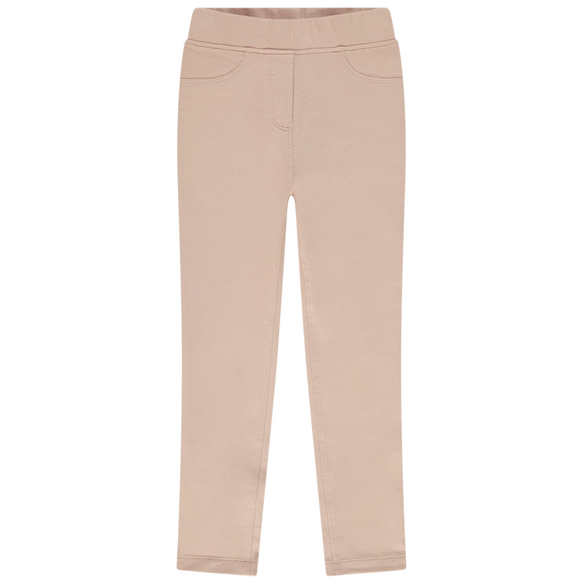 Jegging en molleton uni pour fille 