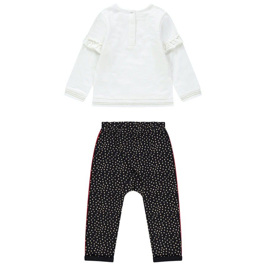 Jogging print panda pour bébé fille 