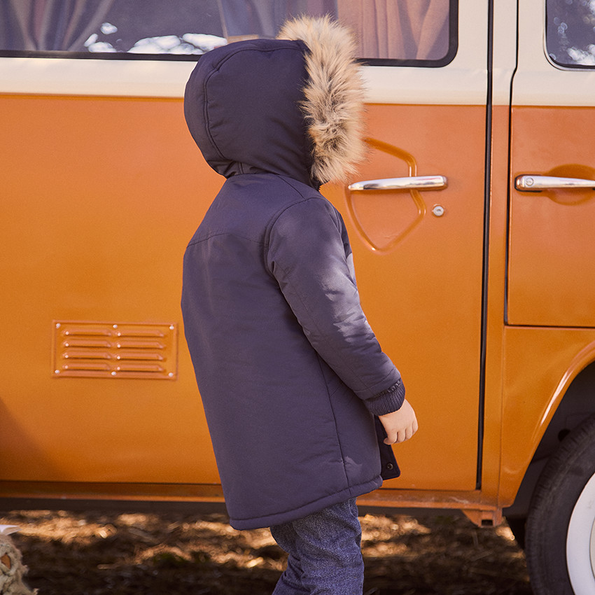 Parka garçon 12 ans capuche fourrure shop