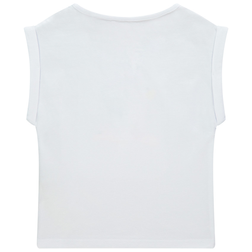 T-shirt manches courtes à perroquet en sequins magiques 