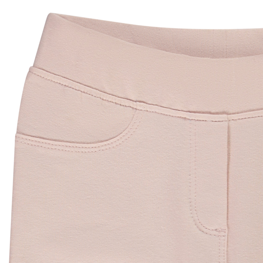 Jegging en molleton uni pour fille 