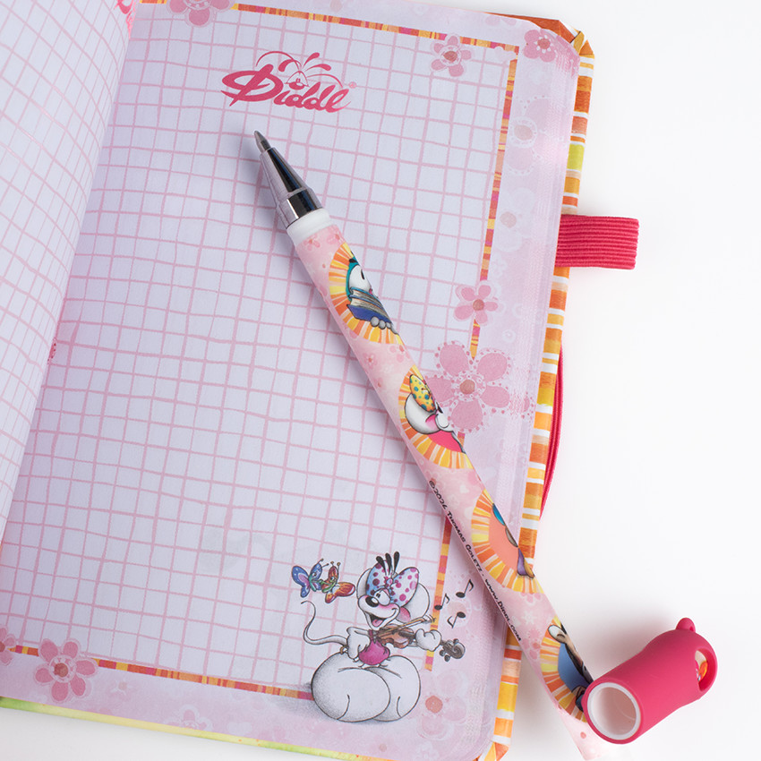 Carnet A6 + Stylo Diddl et ses amis (Modèle aléatoire) 