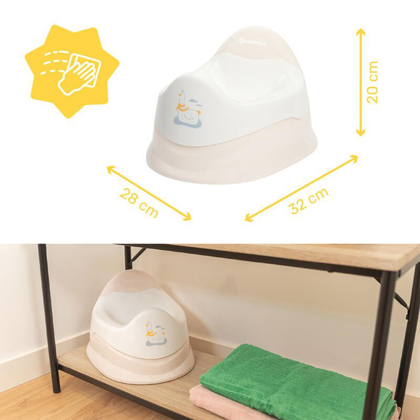 Pot d'apprentissage avec cuvette amovible Mouette 