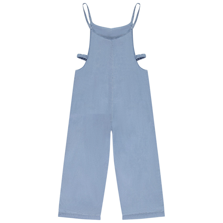 Combinaison longue unie en lyocell pour fille 