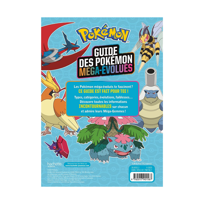 Livre "Guide des Pokémon méga-évolués" 
