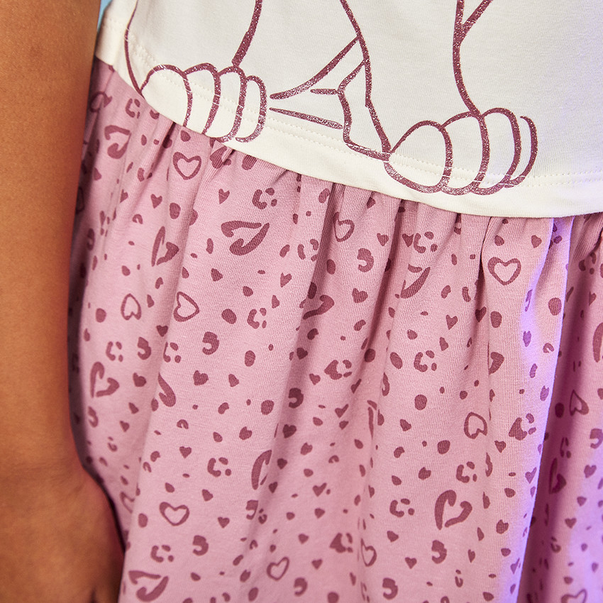 Robe effet 2 en 1 Nala Disney à sequins magiques pour fille 