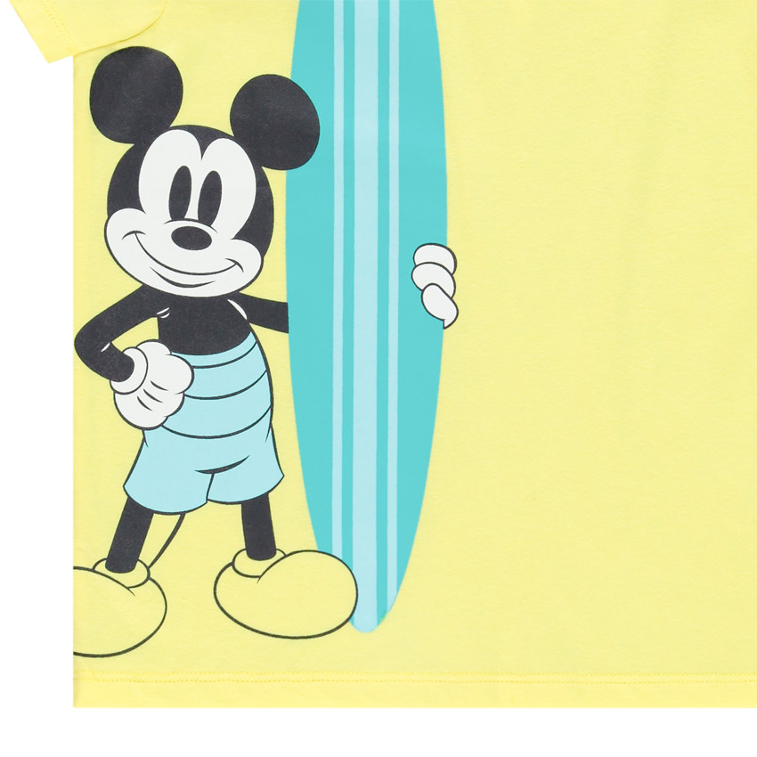 Ensemble de plage t-shirt + bermuda Mickey Disney pour garçon 