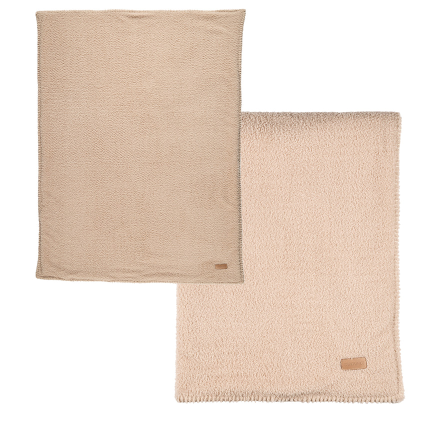 Couverture supersoft Teddy - Beige - 75x100cm  