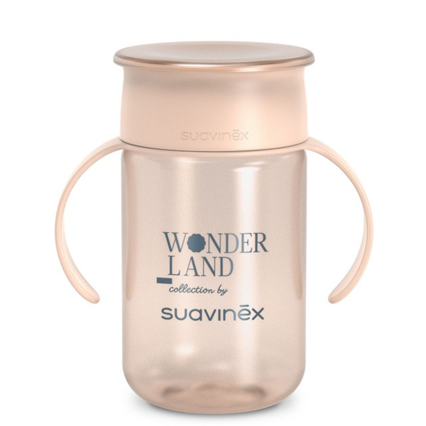 Tasse d'apprentissage 360° 340ml Wonderland Rose 