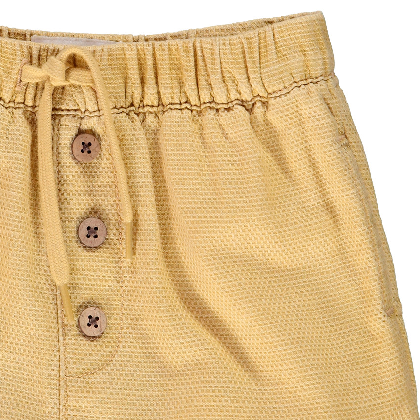 Bermuda en coton uni pour bébé garçon 