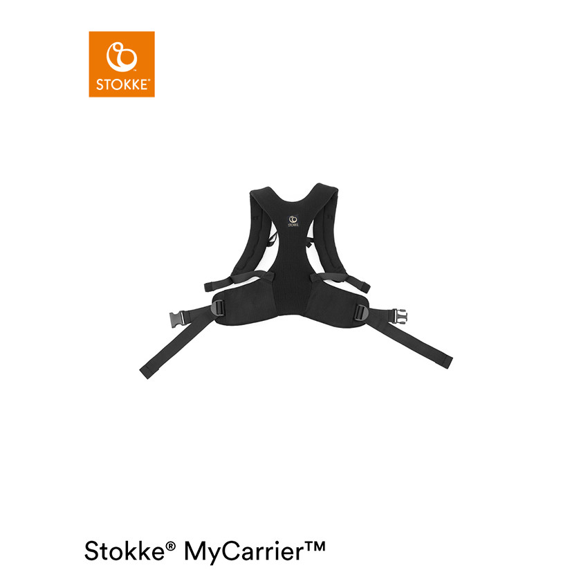 Porte-bébé ventral MyCarrier – Maille Noir 