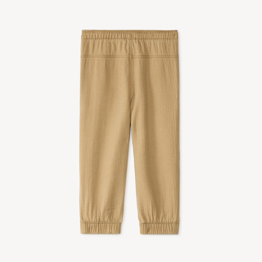 Pantalon bébé garçon coupe jogger uni 