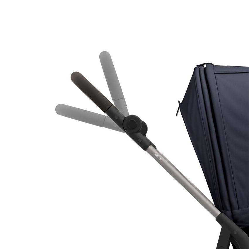 Poussette compacte légère Melio 4 taupe/dark blue-navy 