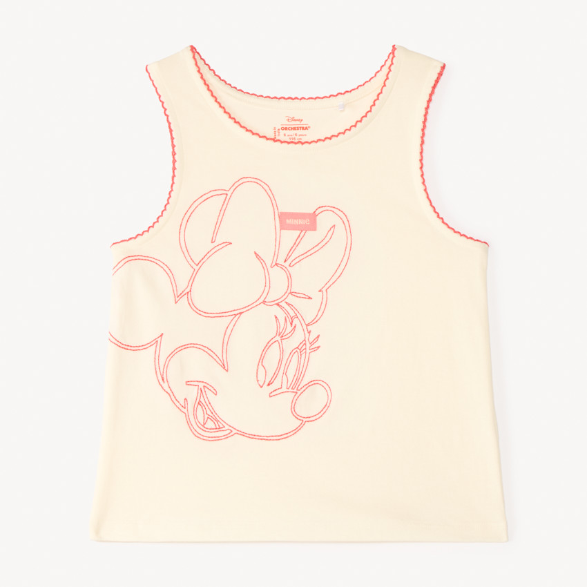 Débardeur uni Minnie Disney pour fille 