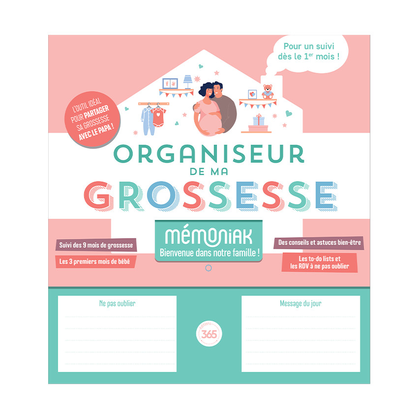 Organiseur de ma grossesse Mémoniak Main Organiseur de ma grossesse Mémoniak