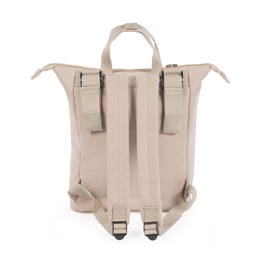 Sac à dos à langer Eco Mum + tapis apricot 