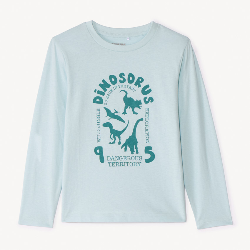 T-shirt manches longues printé pour garçon 