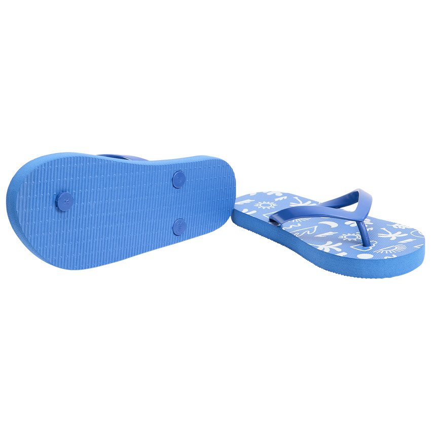Tongs imprimé plage pour garçon avec lanière selon la pointure 