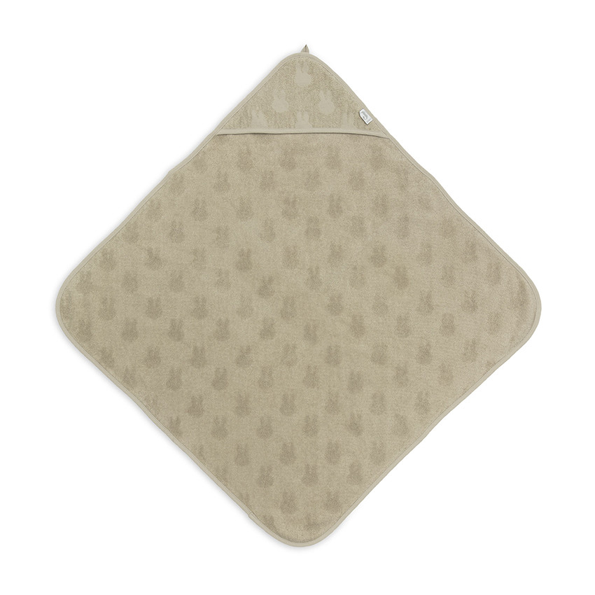 Cape de bain éponge en jacquard Miffy olive green 