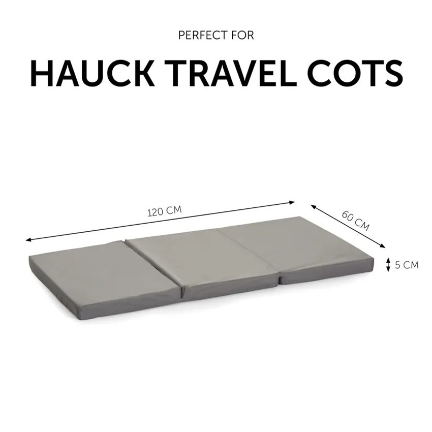 Matelas lit de voyage pliant Sleeper grey - Gris (HAUCK) - Image 1