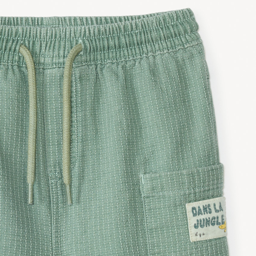 Bermuda en toile texturé pour bébé garçon  