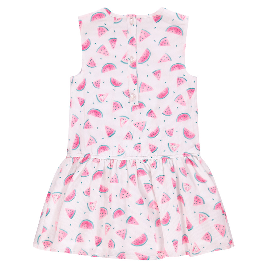 Robe fluide imprimée pastèques 