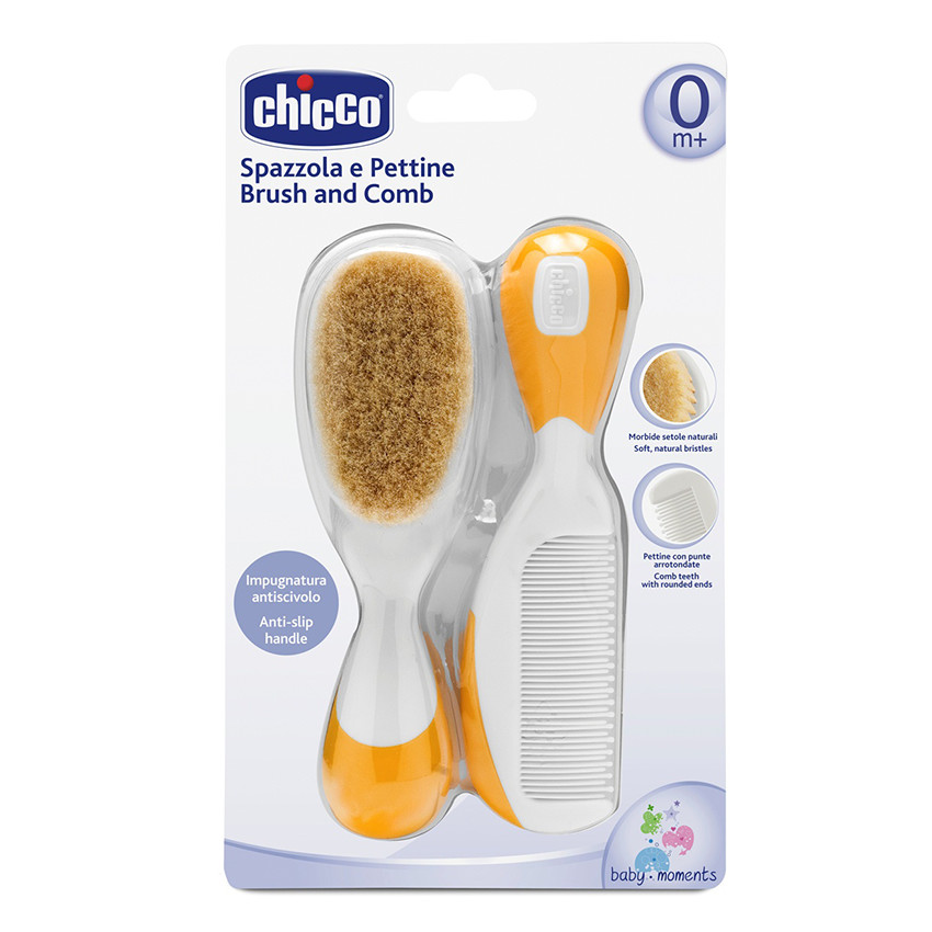 Brosse et peigne - Orange 